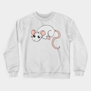 A little Mousie - White Crewneck Sweatshirt